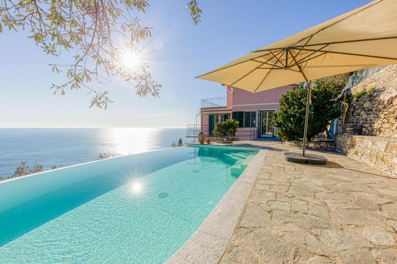 Апартаменти Casaviva - Ampio Trilocale Vista Mare Con Piscina - Pieve Alta П'єве-Ліґуре Екстер'єр фото