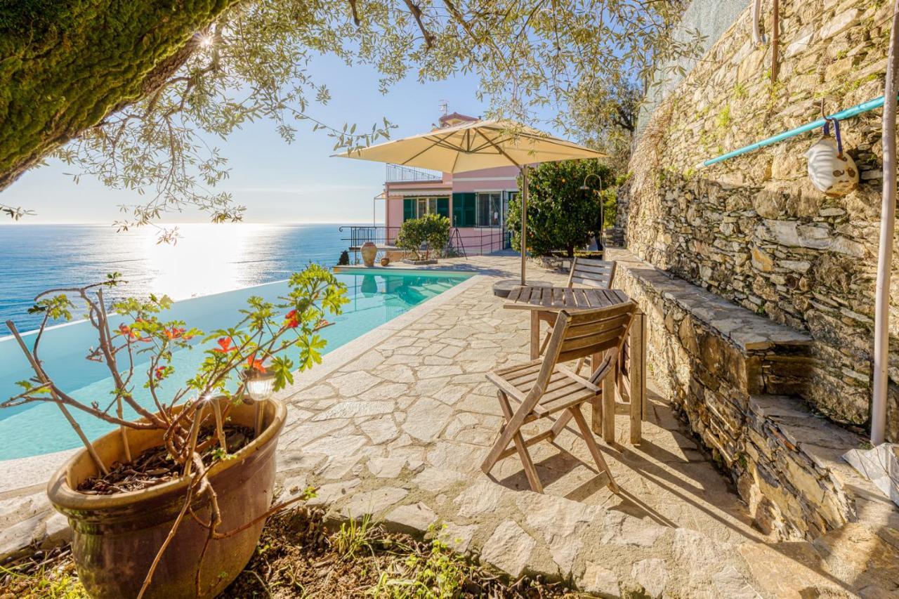 Апартаменти Casaviva - Ampio Trilocale Vista Mare Con Piscina - Pieve Alta П'єве-Ліґуре Екстер'єр фото