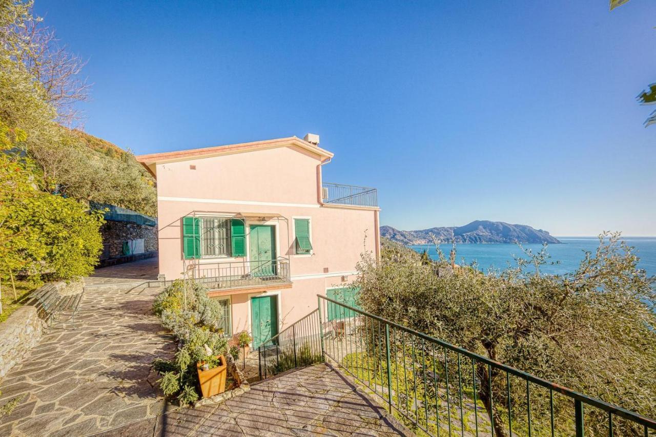 Апартаменти Casaviva - Ampio Trilocale Vista Mare Con Piscina - Pieve Alta П'єве-Ліґуре Екстер'єр фото