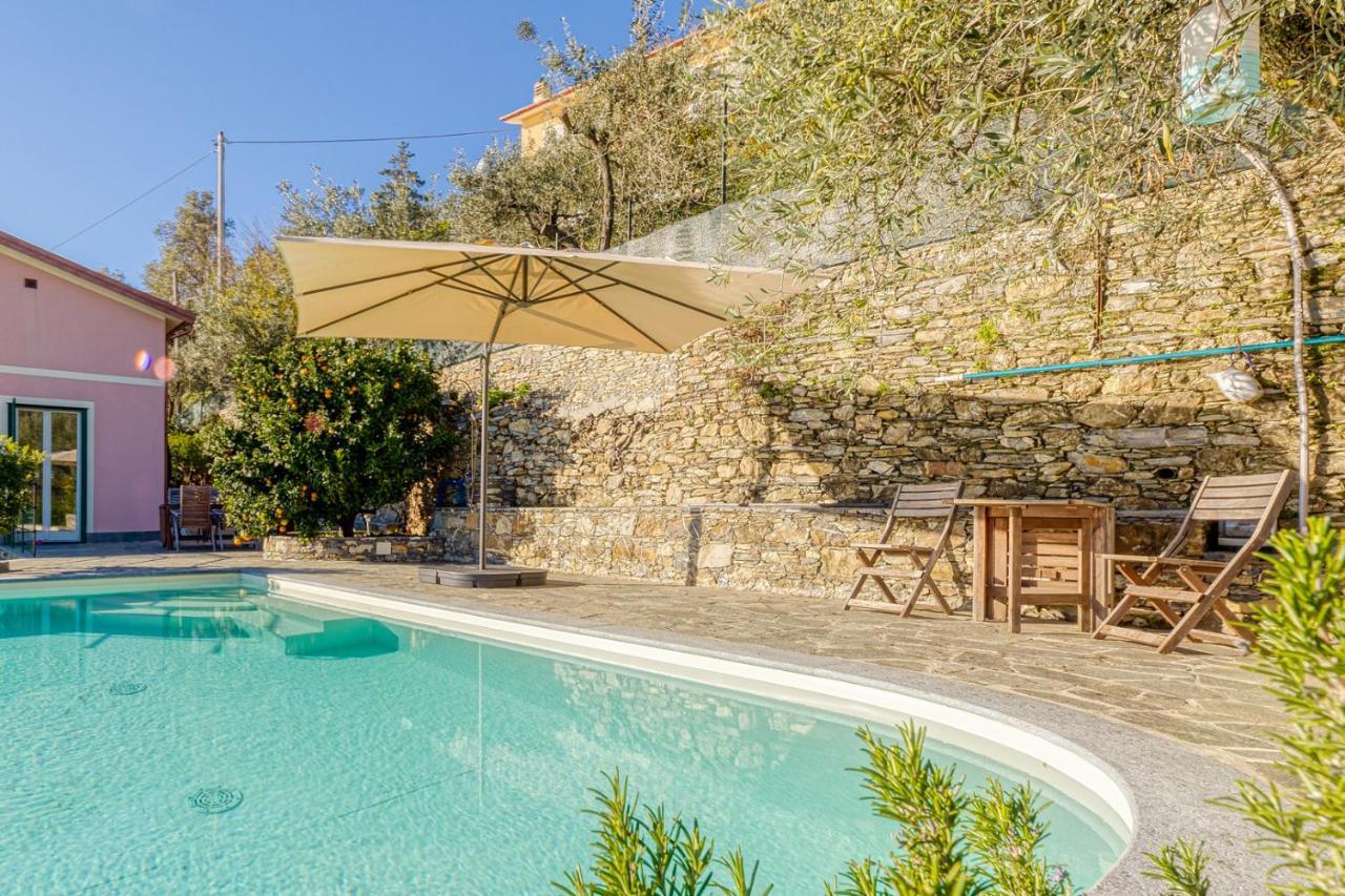 Апартаменти Casaviva - Ampio Trilocale Vista Mare Con Piscina - Pieve Alta П'єве-Ліґуре Екстер'єр фото