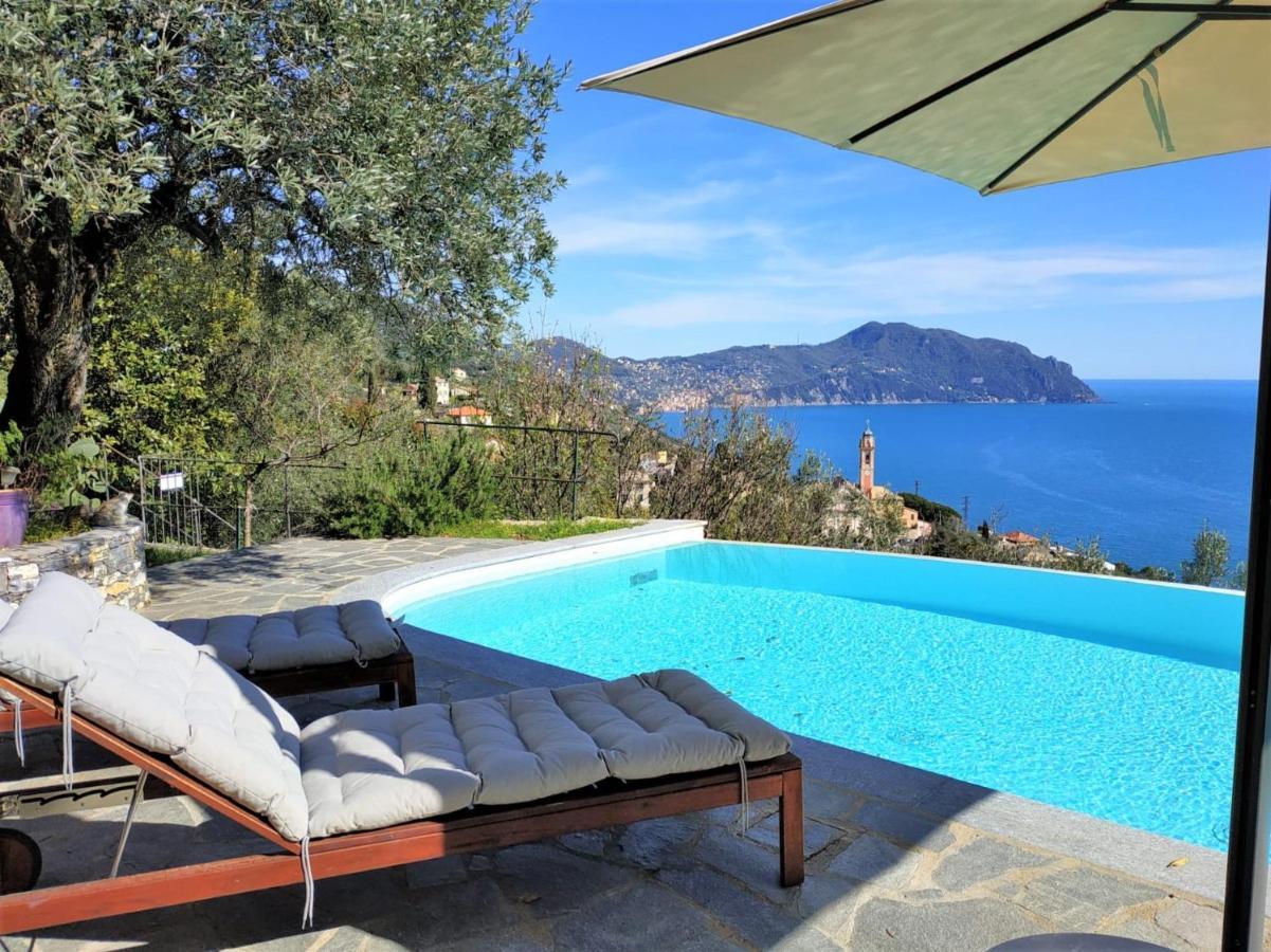 Апартаменти Casaviva - Ampio Trilocale Vista Mare Con Piscina - Pieve Alta П'єве-Ліґуре Екстер'єр фото