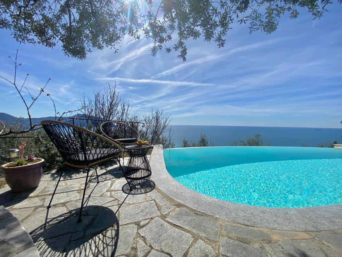 Апартаменти Casaviva - Ampio Trilocale Vista Mare Con Piscina - Pieve Alta П'єве-Ліґуре Екстер'єр фото