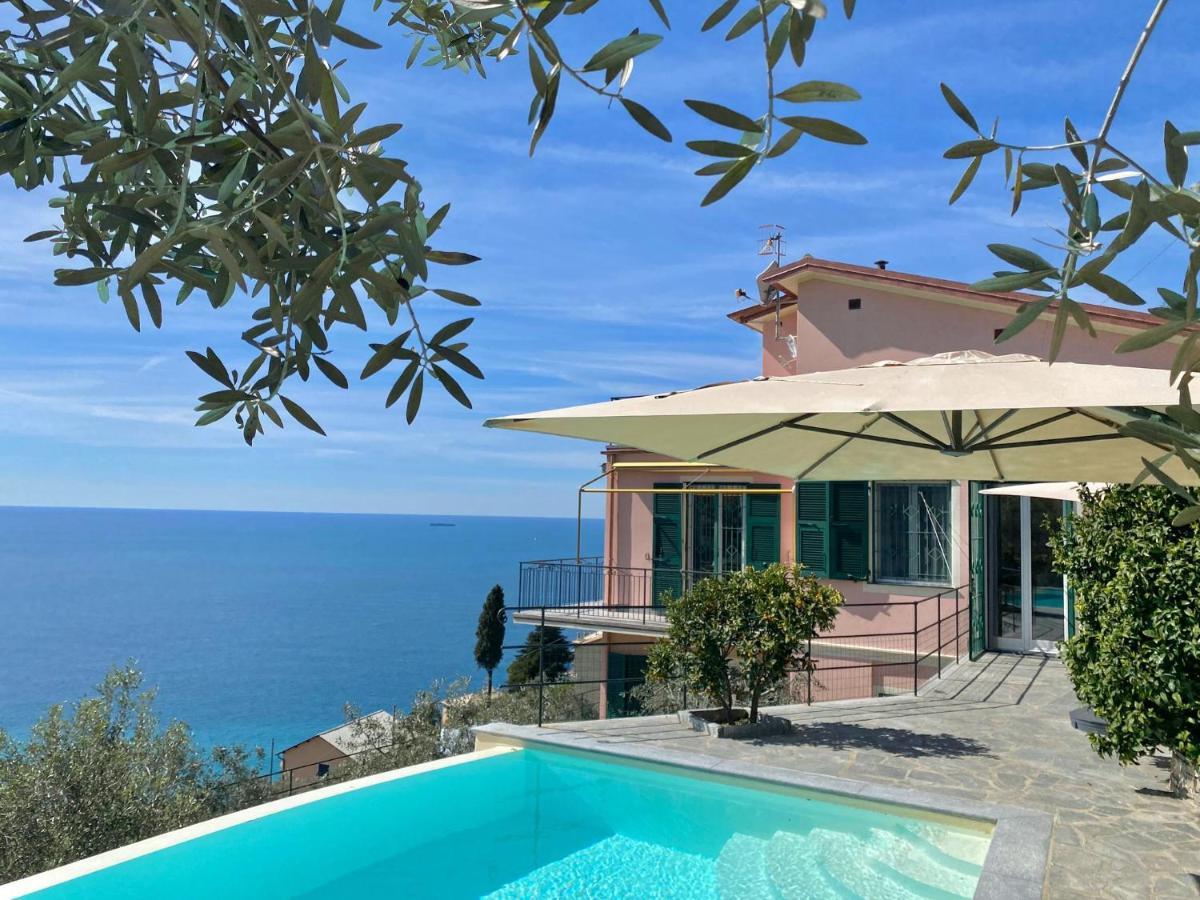 Апартаменти Casaviva - Ampio Trilocale Vista Mare Con Piscina - Pieve Alta П'єве-Ліґуре Екстер'єр фото