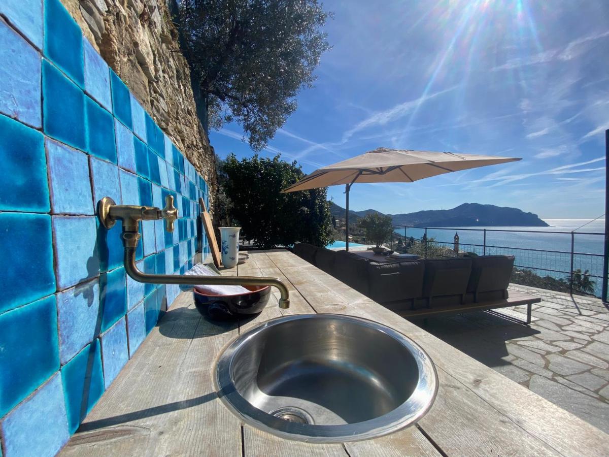 Апартаменти Casaviva - Ampio Trilocale Vista Mare Con Piscina - Pieve Alta П'єве-Ліґуре Екстер'єр фото